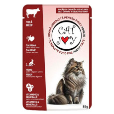 Cat Joy Sığır Etli Yetişkin Kedi Konservesi 85gr