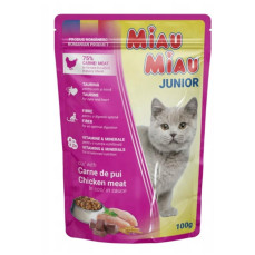 Miau Miau Kitten Tavuklu Yavru Kedi Konservesi 100gr