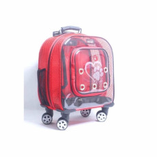 MİGNO PRIME Fileli Model Kedi Köpek Taşıma Çantası - Kırmızı