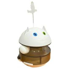 Teng Eğlenceli Toplu ve Ödül Hazneli Hacı Yatmaz Kedi Oyuncağı (Beyaz)