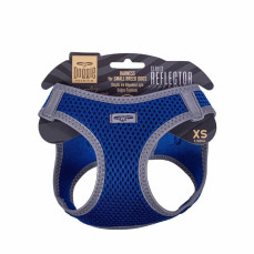 Doggie Havalı Dokuma Reflektör Serisi Küçük Irk Göğüs Tasması Mavi Xs-30-34Cm