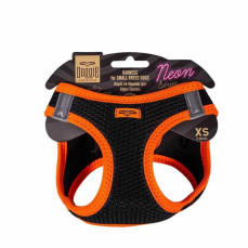 Doggie Havalı Dokuma Neon Serisi Küçük Irk Göğüs Tasması Turuncu Xs-30-34Cm