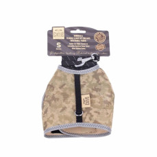 Cattie Havalı Dokuma Kedi Göğüs & Gezdirme Takımı Kamuflaj 1X20-30Cm