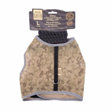 Cattie Havalı Dokuma Kedi Göğüs & Gezdirme Takımı Kamuflaj 1,5X30-40Cm