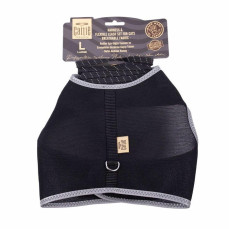 Cattie Havalı Dokuma Kedi Göğüs & Gezdirme Takımı Siyah 1,5X30-40Cm