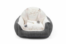 Petstylist Kaşe Araba Yatağı Gri