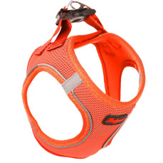 Luckypaw Air Mesh Harness Köpek Göğüs Tasması Turuncu (8-13kg) [Large]