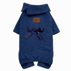 Alphadog Soft Lacivert Köpek Pijaması 2 Beden - [Small] (4-6 KG)