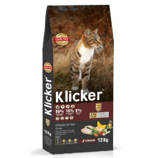 Klicker Glutensiz Tahılsız Tavuklu Kısırlaştırılmış Kedi Maması 12KG