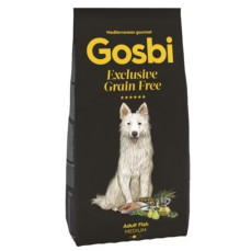 Gosbi Exclusive Tahılsız Balıklı Orta Irk Yetişkin Köpek Maması 12KG