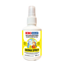 Kiki Excellent Derma Sprey Kuşlar için Tüy ve Deri Bakım Spreyi 100 Ml