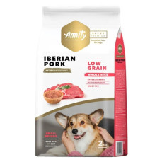 Amity Süper Premium Iberian Pork Düşük Tahıllı Domuz Etli Küçük Irk Yetişkin Köpek Maması 2KG