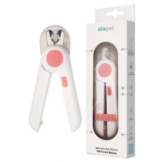 Pet Gravity Led Işıklı Kedi ve Köpekler için Tırnak Makası Pembe