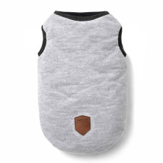 Teng Köpek Kıyafeti Kolsuz Gri [XLarge]