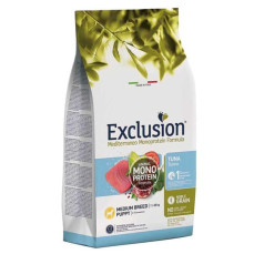 Exclusion Monoprotein Ton Balıklı ve Narlı Düşük Tahıllı Orta Irk Yavru Köpek Maması 3KG