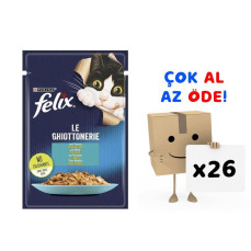 Felix Ton Balıklı Kedi Yaş Maması 85 Gr 26'lı Paket