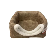 Petpretty Comfort Üç Fonksiyonlu Kedi Yatağı Krem 42x42x23cm