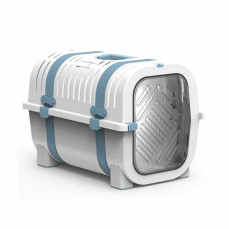 Innocozy Beyaz Turkuaz Kedi Köpek Taşıma Çantası 33x51x36cm