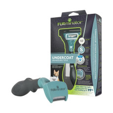 Furminator Undercoat Kısa Tüylü Kediler için Tüy Toplayıcı Kedi Tarağı 3,9cm [S]