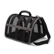 Migno Astra Fileli Model Kedi Köpek Taşıma Çantası Gri(40x30x23 cm)