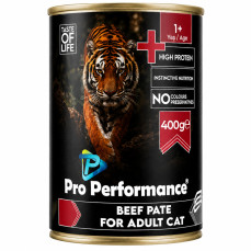 Pro Performance Pate Biftekli Ezme Yetişkin Kedi Konservesi 400gr