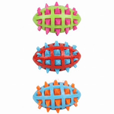 MerkoPets Sesli Vinil Amerikan Topu Şeklinde Köpek Oyuncağı 9x4cm (126gr)