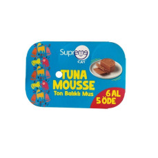 Supreme Cat Mousse Ton Baıklı Püre Yaş Kedi Maması 85 Gr 6 Al 5 Öde