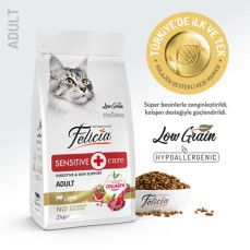 Felicia Az Tahıllı Kuzu Etli Yetişkin HypoAllergenic Kedi Maması 2 Kg