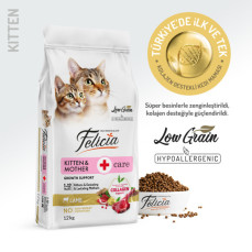 Felicia Az Tahıllı Yavru Kuzu Etli HypoAllergenic Kedi Maması 12 Kg
