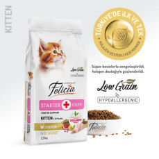 Felicia Az Tahıllı Yavru Tavuklu HypoAllergenic Kedi Maması 12 Kg