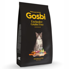 Gosbi Exclusive Tahılsız Tavuklu & Balıklı Yavru Kedi Maması 2KG