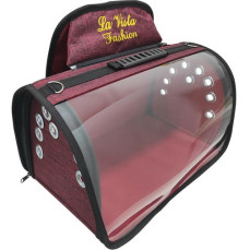 Lavista Pet Tomris FlyBag Sırt Taşıma Çantası (Kırmızı) 44x26x27 cm
