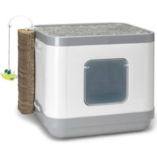 Moderna Cat Consept Kapalı Kedi Tuvaleti Gri 40x48x43cm