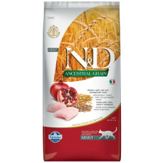 N&D Ancestral Grain - Düşük Tahıllı Tavuklu ve Narlı Yetişkin Kedi Maması 5KG 