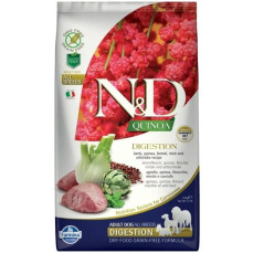 N&D Quinoa - Digestion Kuzulu, Enginarlı ve Kinoalı Tüm Irklar İçin Sindirim Destekleyici Yetişkin Köpek Maması 2,5KG
