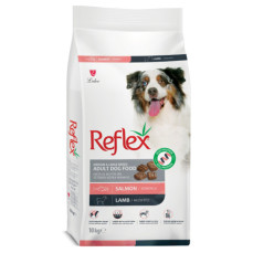 Reflex Duo Protein Somonlu ve Kuzu Etli Orta Irk Yetişkin Köpek Maması 10 Kg