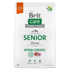 Brit Care Hypo-Allergenic Kuzu&Pirinçli Tüm Irklar İçin Yaşlı Köpek Maması 3KG