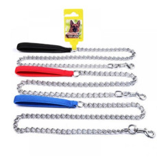 EuroDog Yumuşak Saplı Zincir El Tasma 4 mm 120 cm