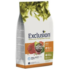 Exclusion Düşük Tahıllı Monoprotein Sığır Etli ve Narlı Küçük Irk Yavru Köpek Maması 7 kg