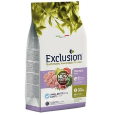 Exclusion Monoprotein Düşük Tahıllı Tavuklu Küçük Irk Light Köpek Maması 2 Kg