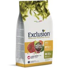 Exclusion Monoprotein Sığır Etli ve Narlı Düşük Tahıllı Büyük Irk Yetişkin Köpek Maması 12KG