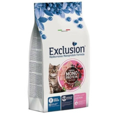 Exclusion Monoprotein Tavuklu, Narlı ve Yaban Mersinli Düşük Tahıllı Yavru Kedi Maması 12KG