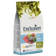 Exclusion Monoprotein Ton Balıklı ve Narlı Düşük Tahıllı Orta Irk Yavru Köpek Maması 12 Kg