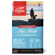 Orijen Six Fish - 6 Balıklı (Sardalya, Barlam, Uskumru, Pisi Balığı, Kaya Balığı, Dil Balığı) Yetişkin Köpek Maması 11,4KG