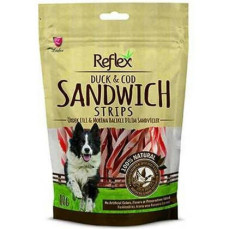 Reflex Ördek Sandviç Çubuk Köpek Kurutulmuş Et Ödülü 80 gr