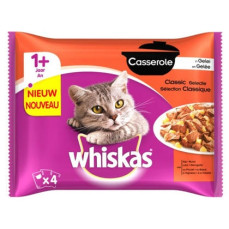 Whiskas Pouch Güveç Çeşitleri 4 lü Paket Kedi Konserve 4 x 85 gr