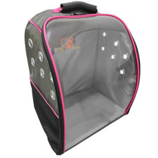 Lavista Pet Twist Şeffaf Sırt Taşıma Çantası (Gri) 40x32x26 cm