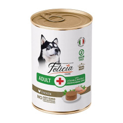 Felicia Yetişkin Tahılsız Tavuklu Köpek Konserve 400 Gr