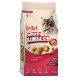 Reflex Crunchy Bubbles Kuzu Etli Yetişkin Kedi Maması 10 kg