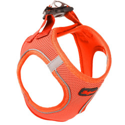 Luckypaw Air Mesh Harness Köpek Göğüs Tasması Turuncu (8-13kg) [Large]